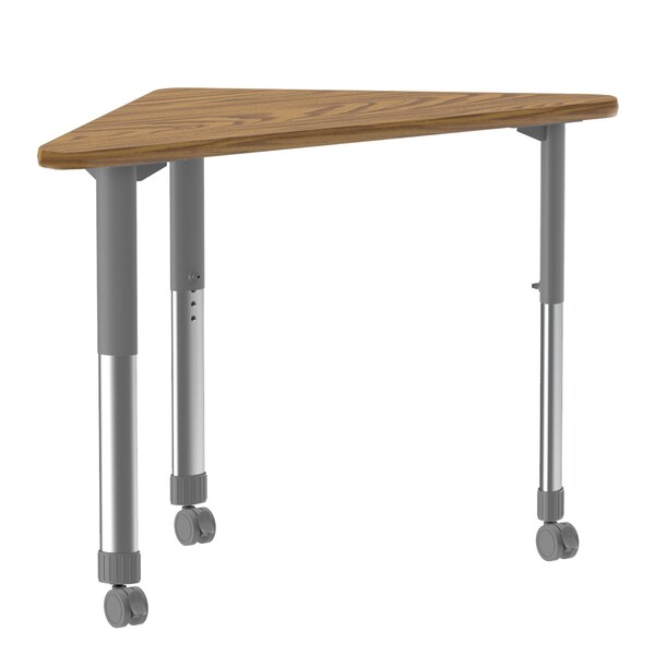 HPL Collaborative Desk - Casters - Wing